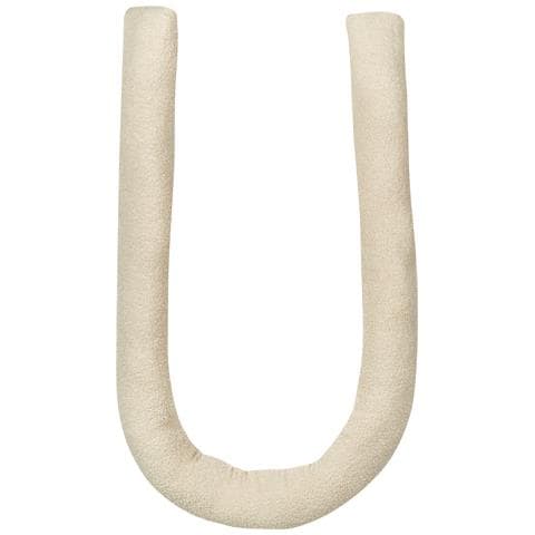 Cuscino Decorativo Gladiolus Finta Pelliccia 172 X 14 Cm Tinta Unita Beige - Foto 5