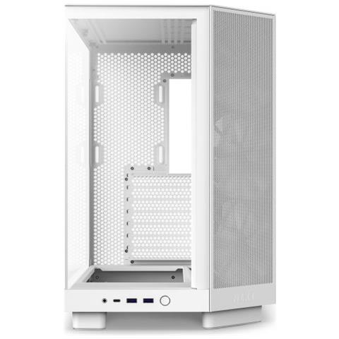 H6 Flow Midi Tower Case Per Computer Con Finestra Bianco - Foto 1
