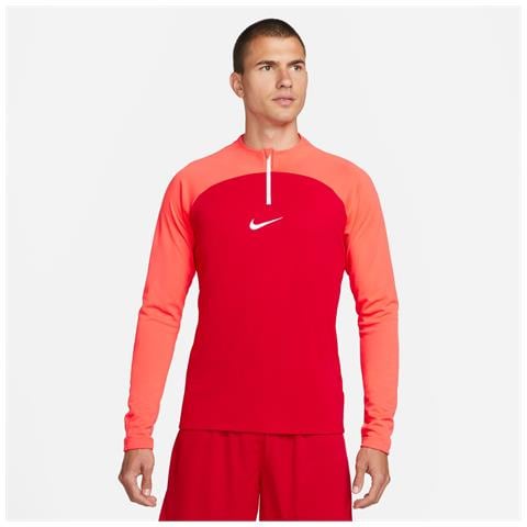 Maglia zip1/4 Academypro Dh9230-657 Uomo Taglia M Colore Rosso - Foto 1