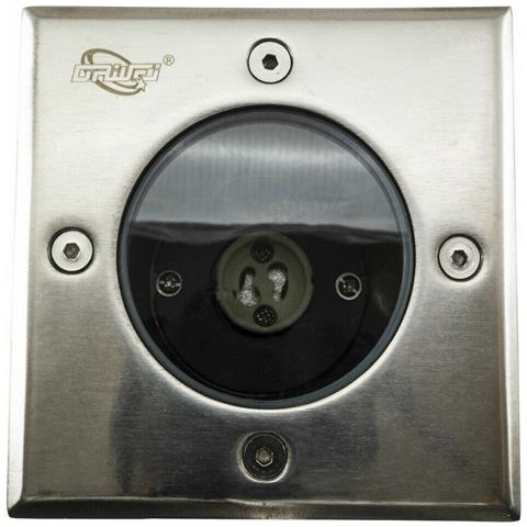 Faretto Faro Calpestabile Quadrato Gu10 Lampada Faretto Segnapasso Esterno - Foto 4