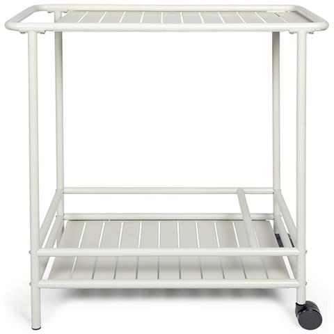 Carrello Da Giardino 61 X 42 Cm Bianco - Gs163c - Foto 1