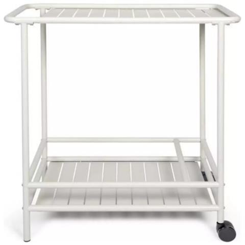 Carrello Da Giardino 61 X 42 Cm Bianco - Gs163c - Foto 2