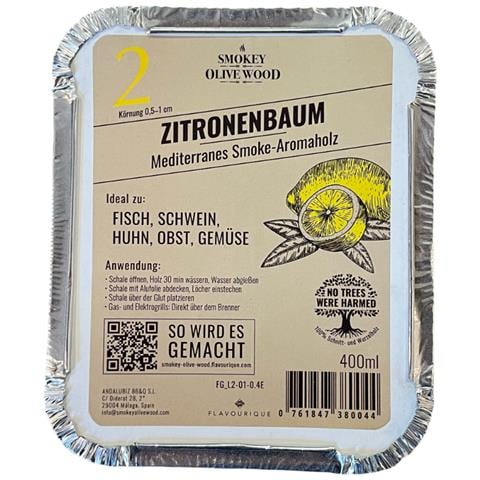 Cippato Di Legno Al Limone Per Grigliate E Affumicature 400 Ml - Foto 1