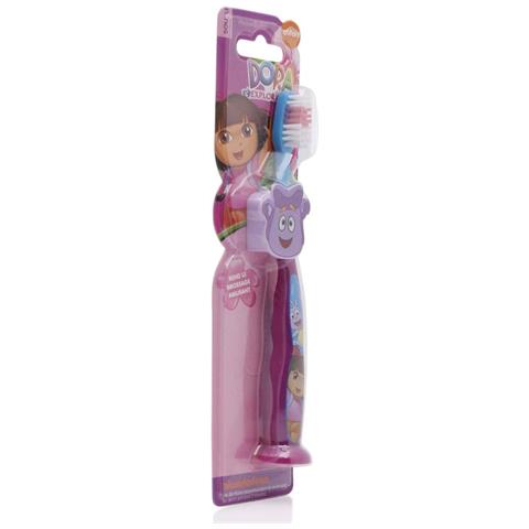 Spazzolino Ergonomico Per Bambini Dora L'esploratrice, Multicolore - Foto 3