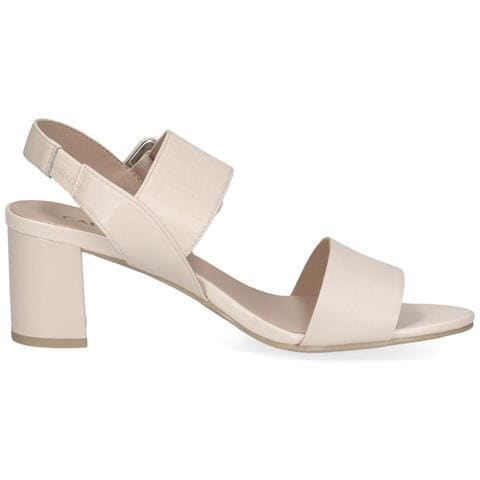Cream Perlato Casual Open Sandals Sandali Pelle Scarpe Donna Beige Eu 38, 9-28306-42-140 - Foto 3