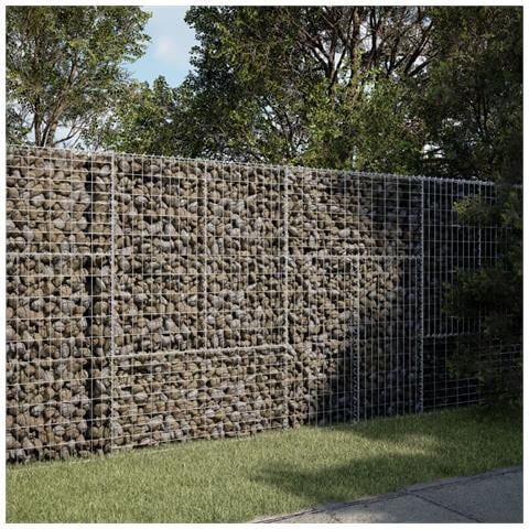 Cesto Gabbione Con Copertura 200x100x150 Cm In Ferro Zincato - Foto 1