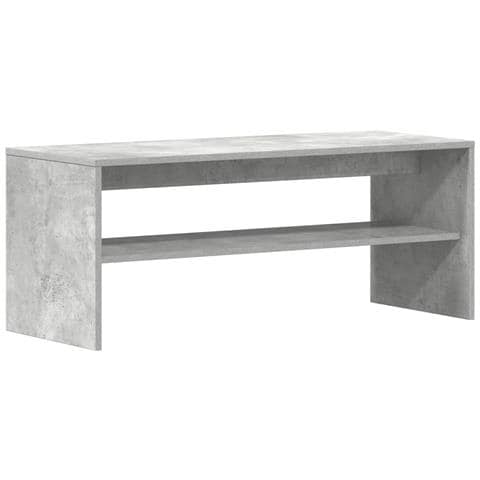 Mobile Porta Tv Grigio Cemento 100x40x40cm In Legno Multistrato - Foto 2