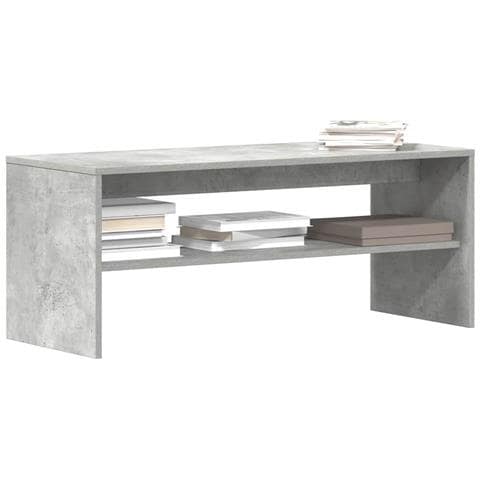 Mobile Porta Tv Grigio Cemento 100x40x40cm In Legno Multistrato - Foto 1