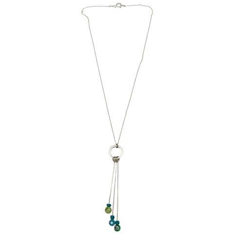 Collana A Cascata Multicolore In Argento Sterling In 3 Pezzi Unici In Argento - Foto 2