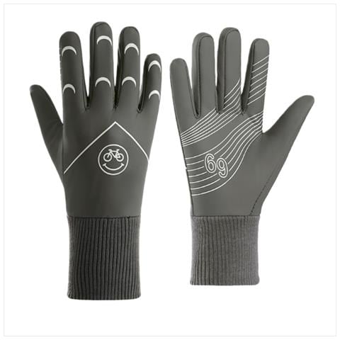 Guanti Da Ciclismo Invernali Impermeabili, Antivento, Termici E Touchscreen Grey - Foto 1