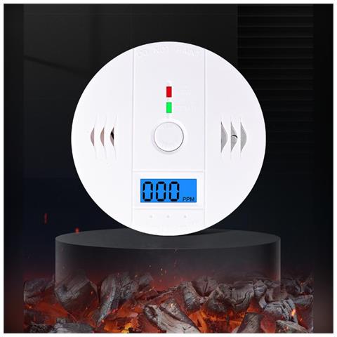 Allarme Monossido Di Carbonio Domestico E Commerciale - Rilevamento Accurato E Allerta Sonora 85db - Foto 2