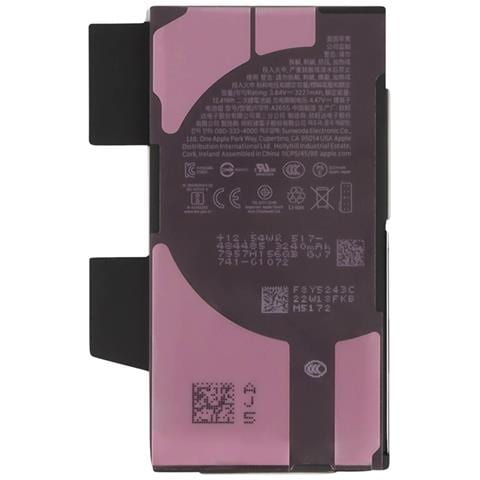 Batteria Di Ricambio Per Iphone 13 Li-ion 3240mah Service Pack, Nero - Foto 2