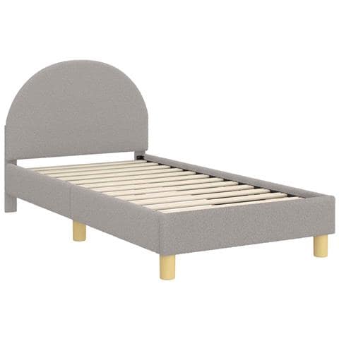 Struttura letto bambini con testata Grigio Chiaro 80x160 cm - Foto 1