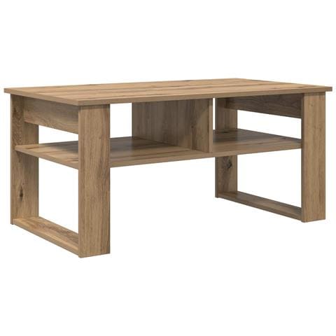 Tavolino da salotto Rovere artigianale 96 x 54 x 44 cm - Foto 1