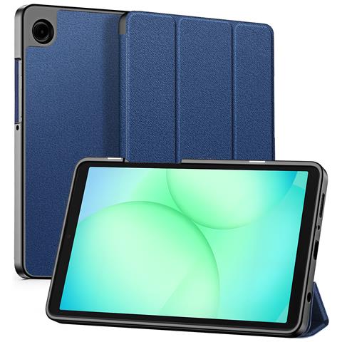 Cover per Galaxy Tab A9, Galaxy Tab A11 - Pelle /PU, Blu - Foto 1