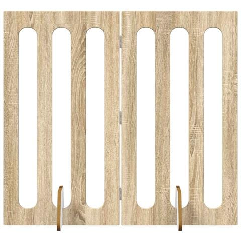 Recinto pieghevole per animali 2 pcs Rovere Sonoma - Foto 1