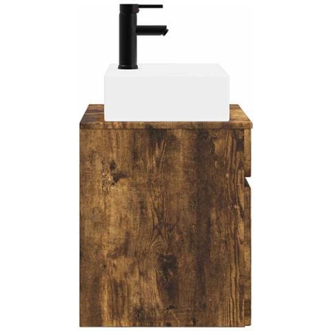 Mobile Lavabo da Parete Rovere Fumo 39 x 41 x 62,5 cm - Foto 2