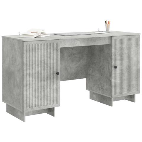 Scrivania Grigio Cemento Legno ingegnerizzato - Foto 2