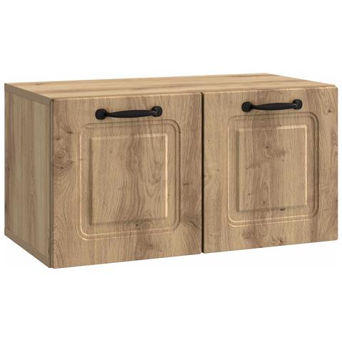 Mobile Porta TV da Muro Rovere Artigianale 59,5 x 31 x 30 cm - Foto 1