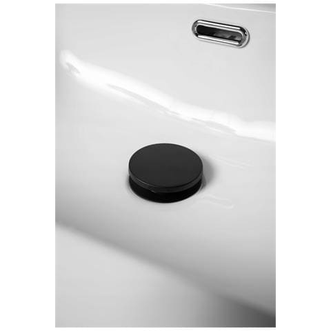 Sifone salvaspazio bianco con 2 valvole a scatto, Bianco e cromato, Sifone per lavabo - Foto 4