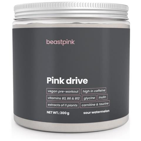 Integratore pre-workout Pink Drive multi-ingrediente 0,3 kg Caramelle Gommose all'Anguria - Foto 1