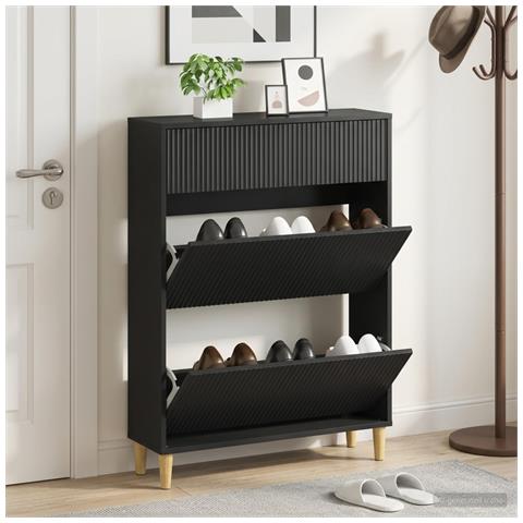 Mobile per scarpe ARNHEM 78 x 24 x 103 cm Legno ingegnerizzato - Foto 2