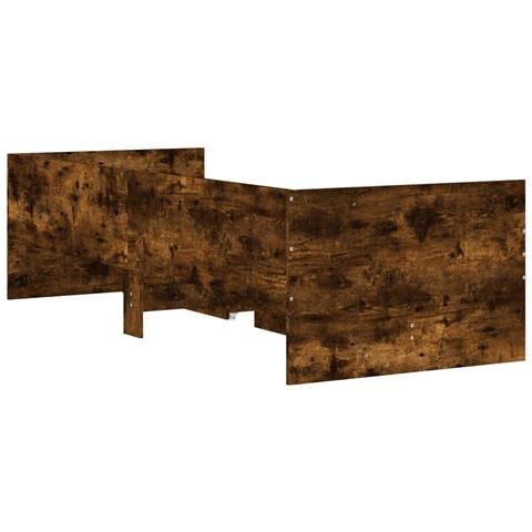 Struttura del letto con cassetto Rovere Fumo Pino massello - Foto 2