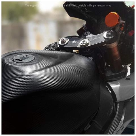 Foglio Pellicola Adesiva per Wrapping Auto Carbonio, 120 x 152 cm - Foto 6