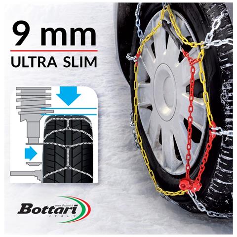 Catene da neve a rombo 9 mm "G9" MIS. 040 - Foto 2