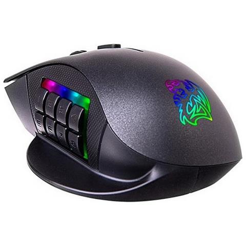 Mouse Nemesis Switch Gaming Ottico 16 Tasti 12000 DPI Colore Nero - Foto 2