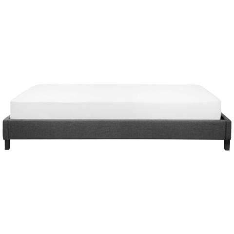 Letto Imbottito Grigio Con Telaio 180 X 200 Cm Roanne - Foto 30