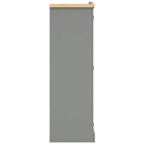 Armadio in Legno di Pino Messicano Corona 3 Ante Grigio - Foto 10