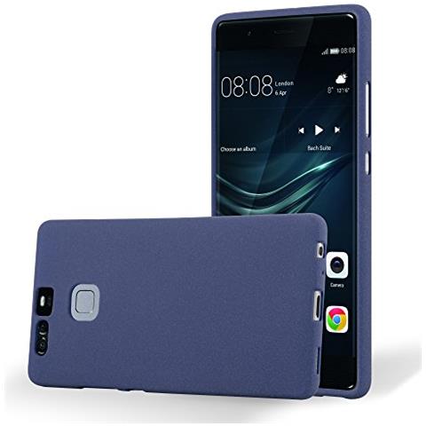 Custodia Compatibile Con Huawei P9 In Frost Blu Scuro - Coperchio Protettivo In Silicone Tpu Flessibile - Foto 1