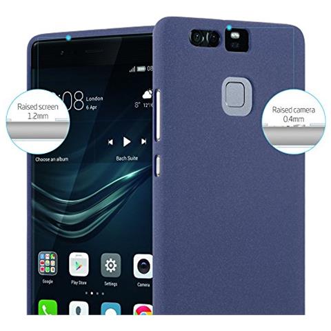 Custodia Compatibile Con Huawei P9 In Frost Blu Scuro - Coperchio Protettivo In Silicone Tpu Flessibile - Foto 2