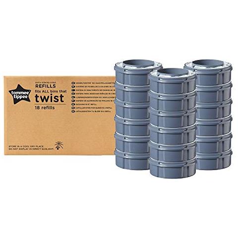 Sangenic Ricariche Tec Per Sistema Di Avanzato Smaltimento Pannolini Ruotarlo E Farlo Scattare, 18 Pezzi (compatibile Con I Contenitori Sangenic Tec E Ruotarlo E Farlo Scattare)  - Foto 2