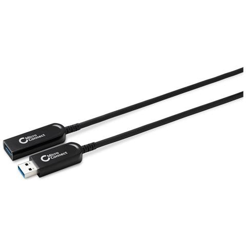 Usb3.0aaf30aop Cavo Usb 30 M Usb 3.2 Gen 1 [3.1 Gen 1] Usb A Nero (premium Optic Usb 3.0 A-a M-f - 30m, Act - Foto 2