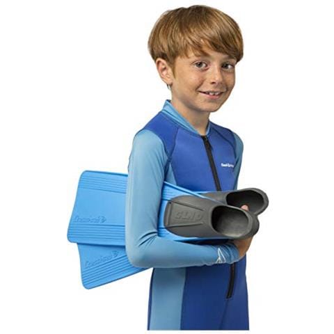Clio Pinne Ultraleggere Per Nuoto, Apnea E Snorkeling Unisex, Blu 30/32 - Foto 5