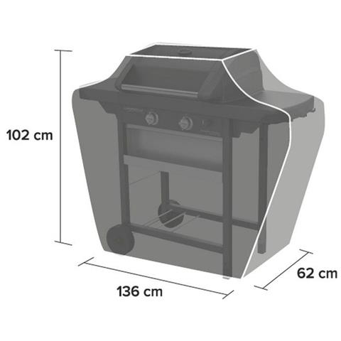 Copri Bbq M 136x62x102 - Foto 1