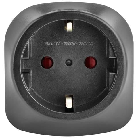 1250-0035 adattatore per presa di corrente Tipo L (IT) Tipo C (Europlug) Nero - Foto 2