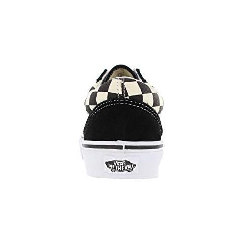 Old Skool Checkerboard, Scarpe Da Ginnastica Donna, Bianco Nero, 39 Eu - Foto 4