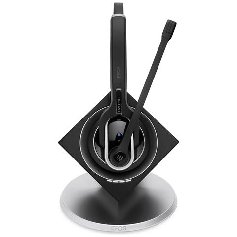 Impact Dw Pro 1 Ml - Eu Auricolare Wireless A Padiglione Ufficio Base Di Ricarica Nero, Argento - Foto 4