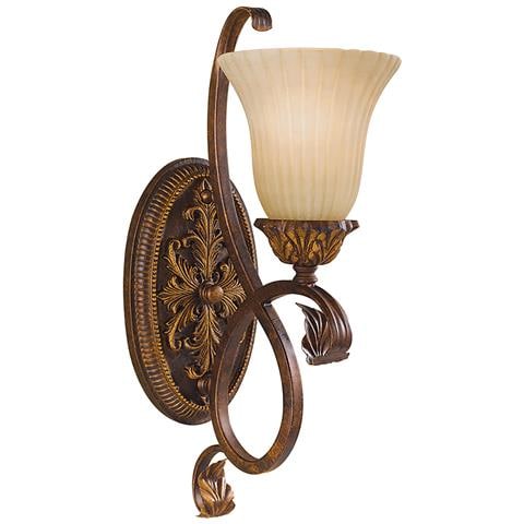 Applique A 1 Luce Guscio Di Tartaruga Invecchiato, E27 - Foto 5
