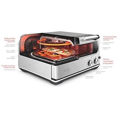 Forno per Pizza SPZ820BSS4EEU1 Potenza 2250 W Colore Acciaio Inossidabile - Foto 6