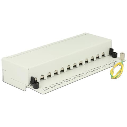 87292, 12 x RJ45/12 x LSA, Grigio, Metallo, Scatola - Foto 2