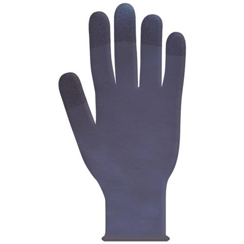 Ajsia REGULAR Guanti usa e getta Blu Schiuma di nitrile - Foto 2