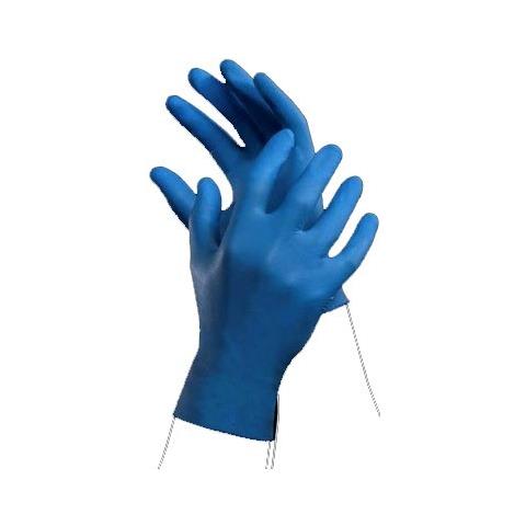 Guanti Nitrile S / polvere Blu S 100pz - Foto 1