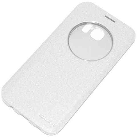Custodia Sparkle Leather Flip Book Case Samsung Galaxy S7 Edge G935 White - Foto 2