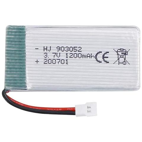 1 Pezzo Batteria Lipo Ricaricabile (3.7v, 1200mah Lipo) Per Rc Droni Quadricotteri Syma X5sc X5sw - Foto 1