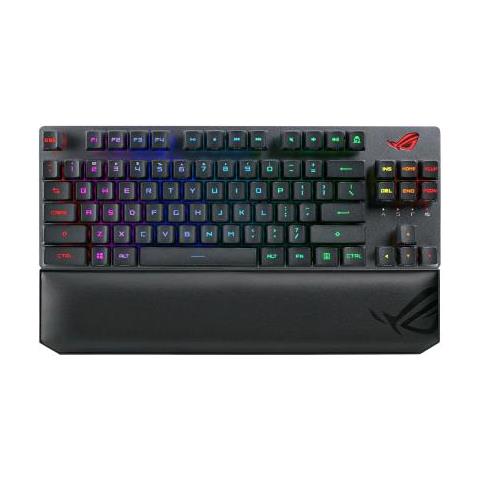 Tastiera Gaming Meccanica ROG Strix Scope RX TKL Wireless Deluxe Retroilluminata Colore Nero (Layout Italiano) - Foto 1