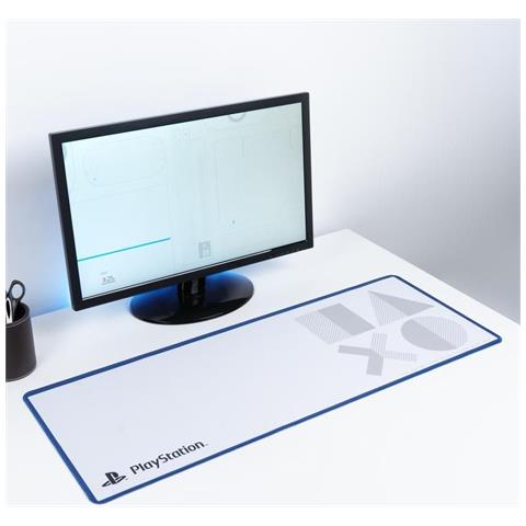 PP8816PS tappetino per mouse Tappetino per mouse per gioco da computer Blu, Bianco - Foto 1